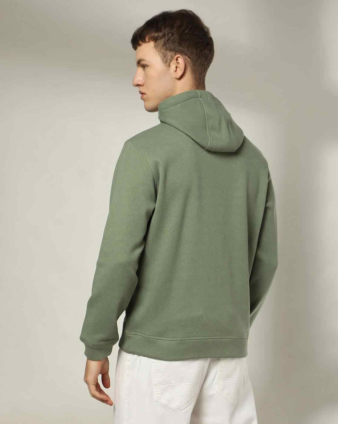 Lee Cooper | Men Embroidered Logo Relaxed Fit Hoodie|2