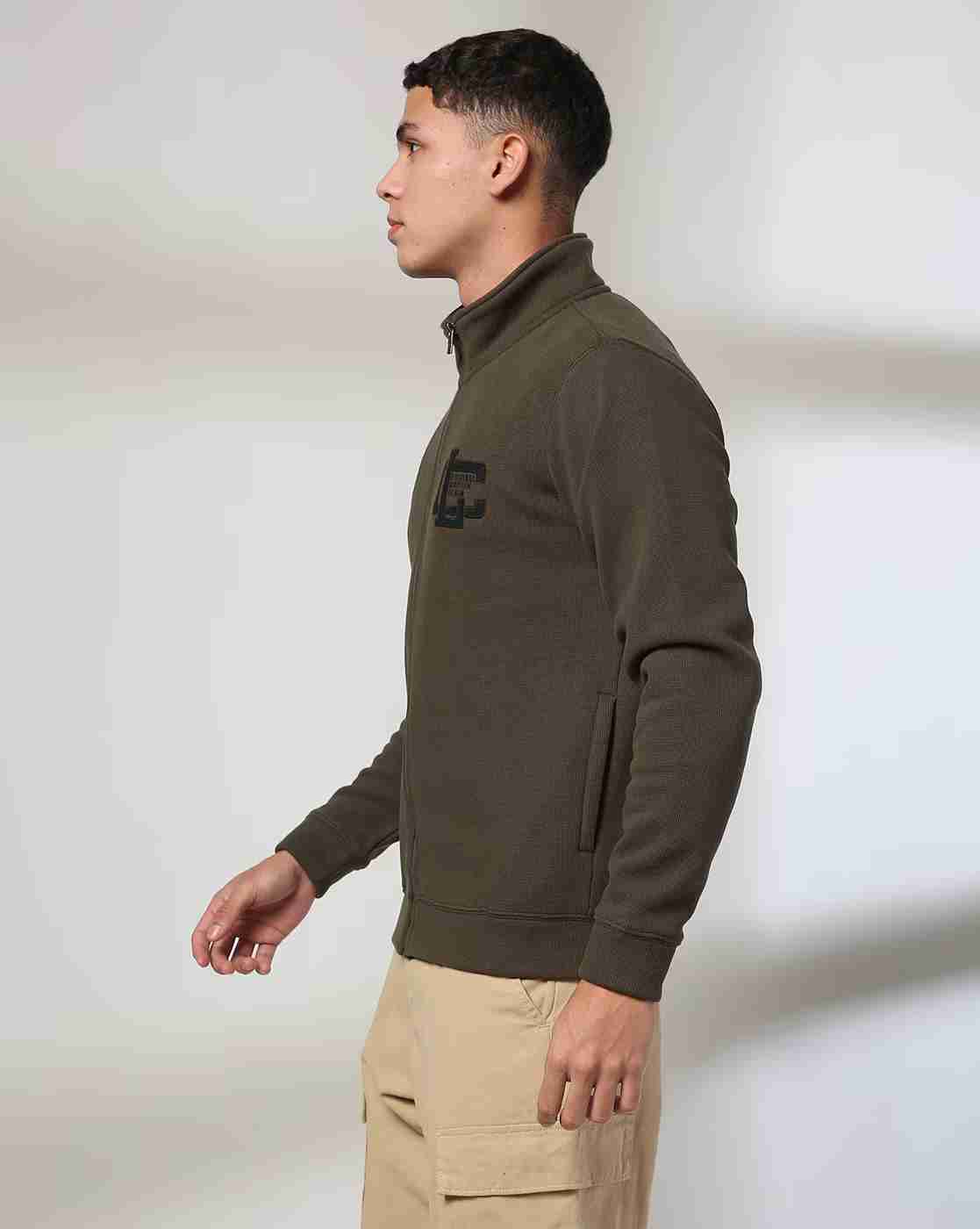 Lee Cooper | Men Zip-Front Regular Fit Bomber Jacket|1