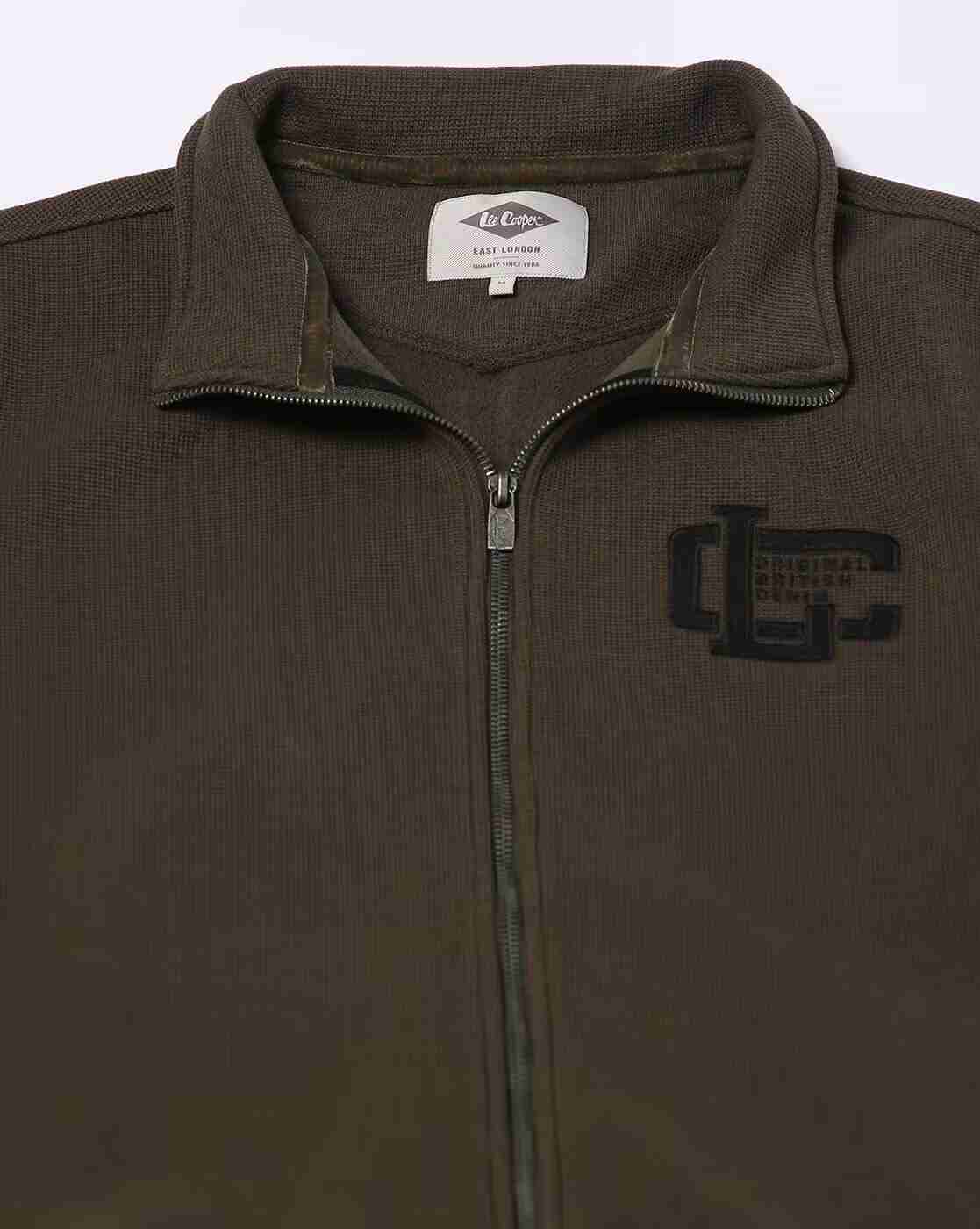 Lee Cooper | Men Zip-Front Regular Fit Bomber Jacket|4