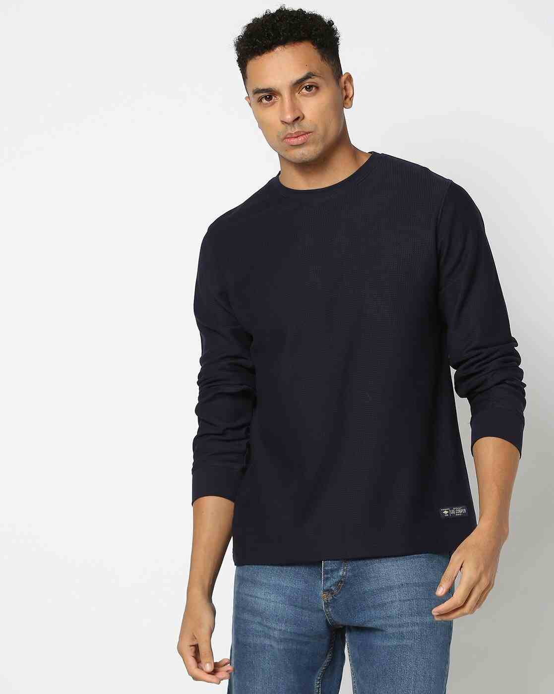 Men Relaxed Fit Crew-Neck T-Shirt