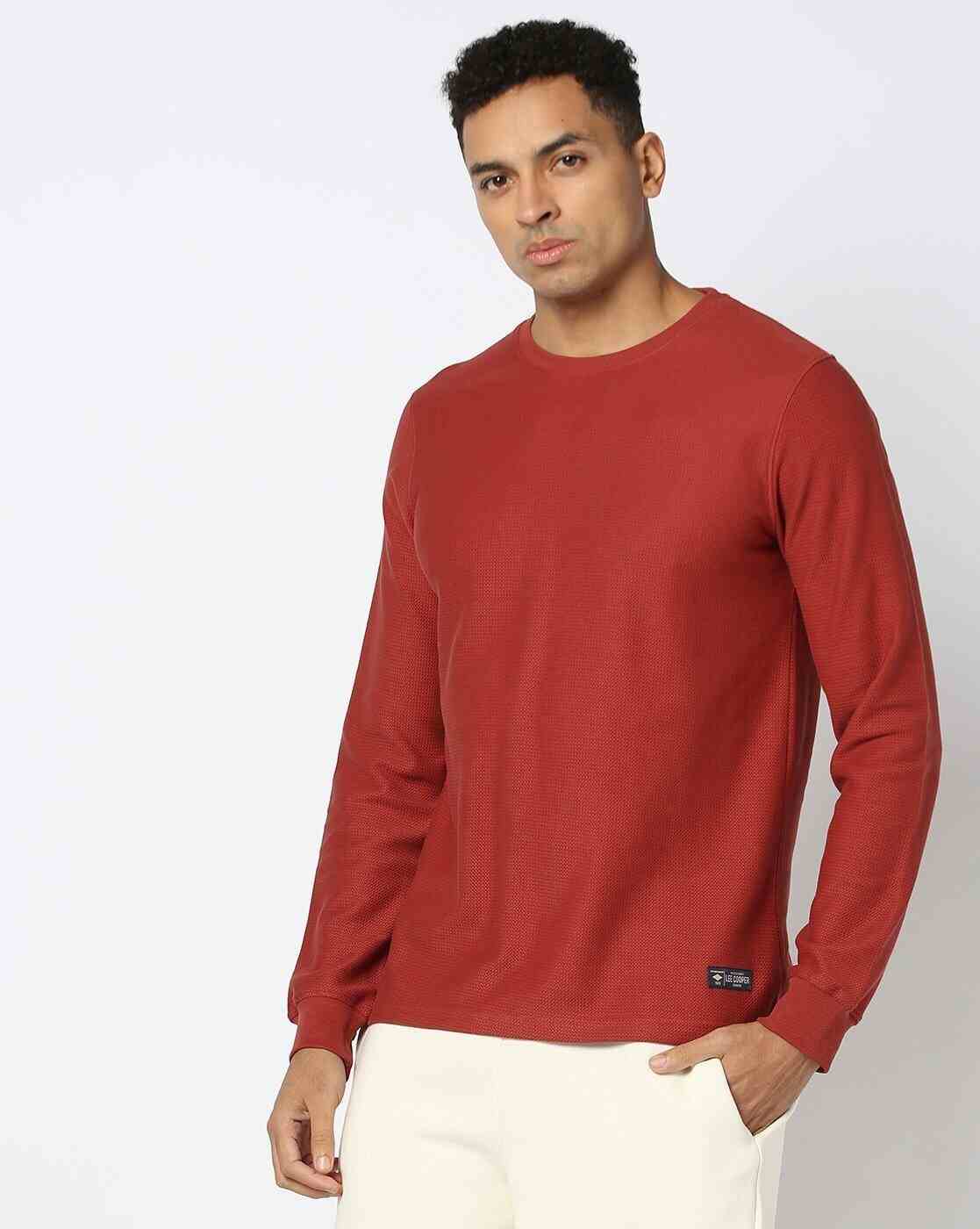 Lee Cooper | Men Relaxed Fit Crew-Neck T-Shirt|3