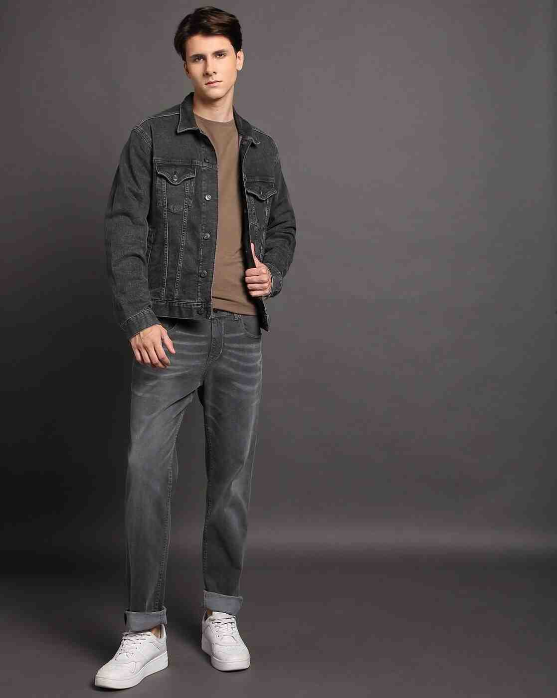 Lee Cooper | Men Mid-Wash Straight Fit Whiskered Jeans|0