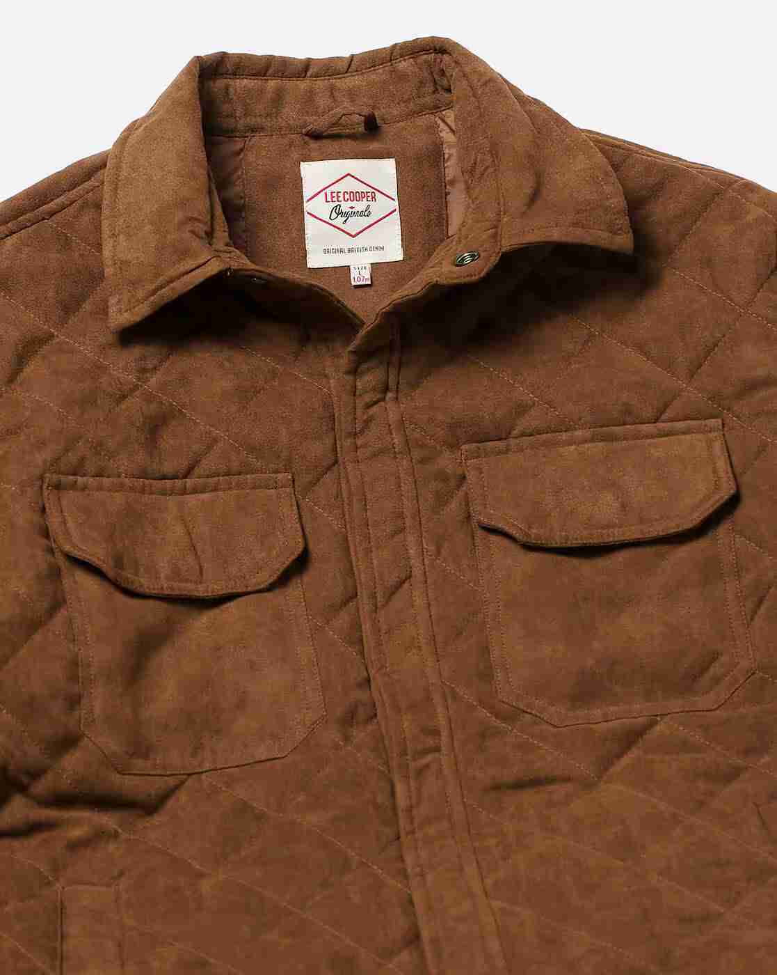 Lee Cooper | Men Quilted Regular Fit Jacket|6