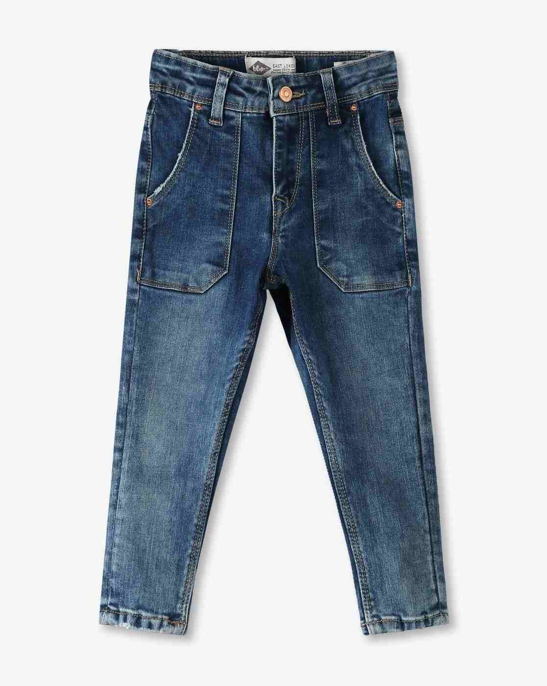 Lee Cooper | Boys Mid-Wash Skinny Fit Jeans|0