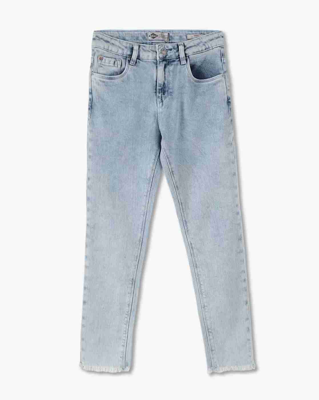 Lee Cooper | Girls Annie Heavily Washed Slim Fit Jeans|0
