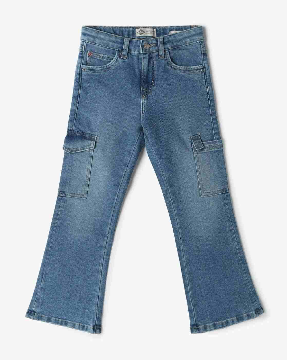 Lee Cooper | Girls Lightly Washed Bootcut Jeans|0