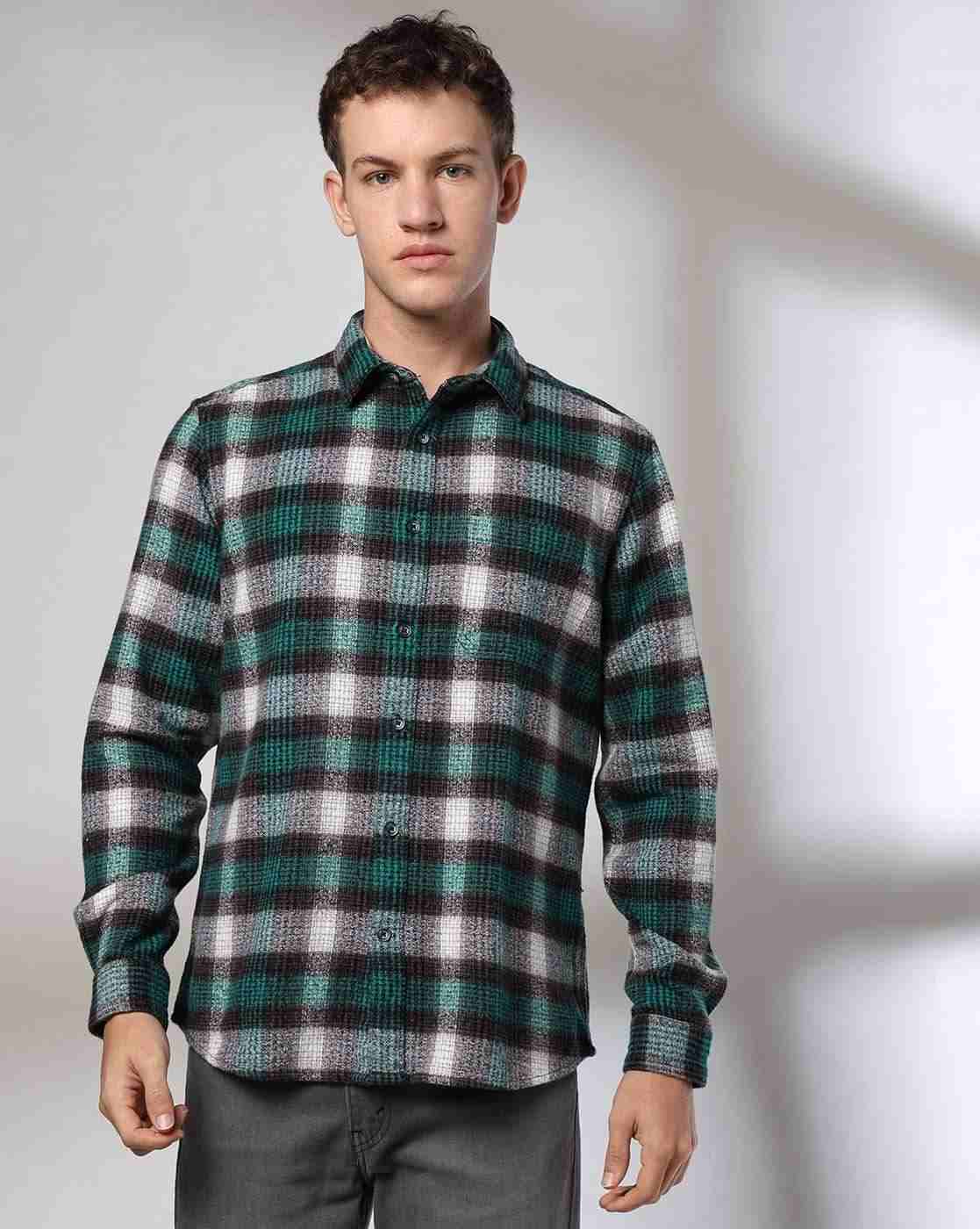 Lee Cooper | Men Checked Relaxed Fit Shirt|1