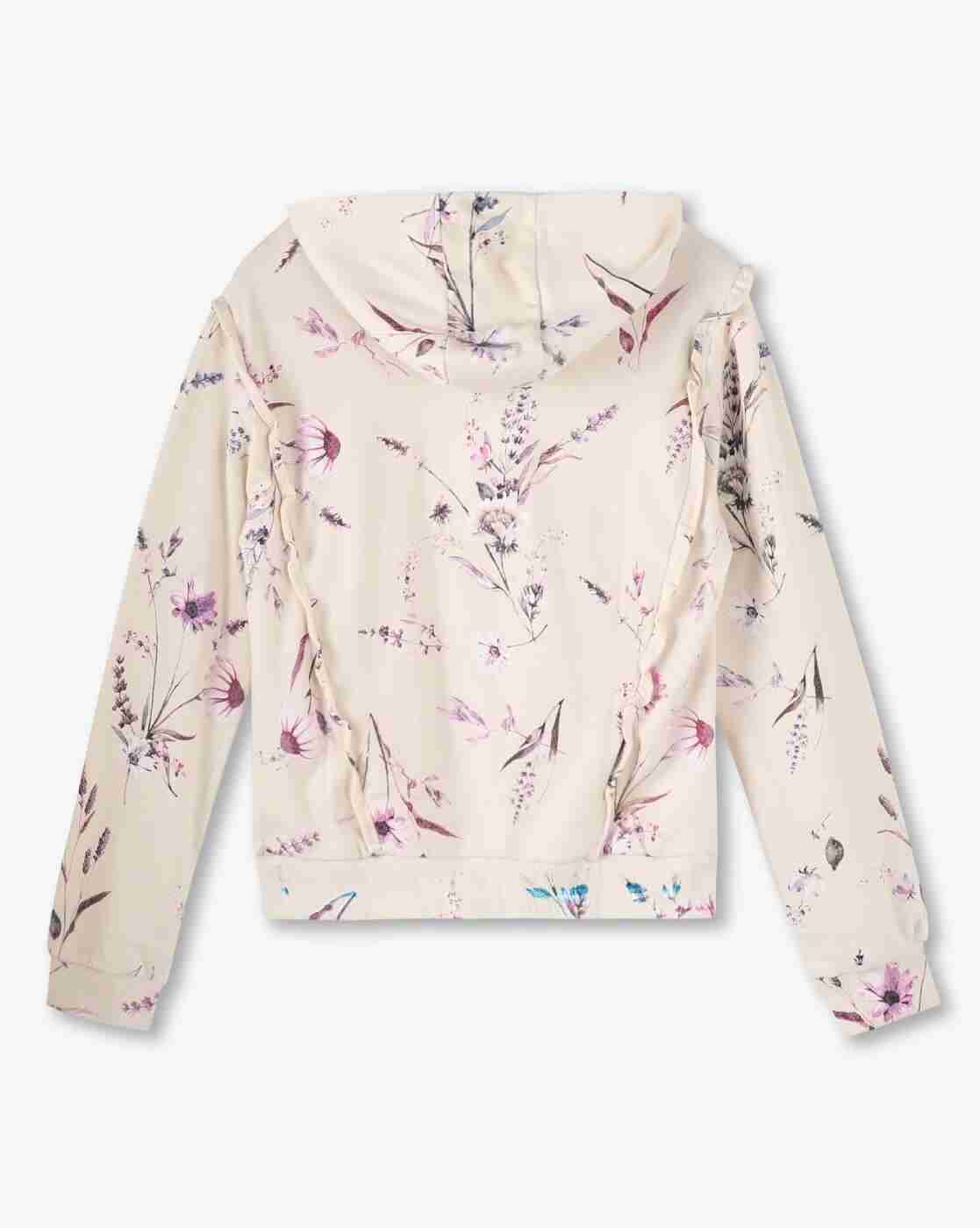 Lee Cooper | Girls Floral Print Regular Fit Hoodie|1