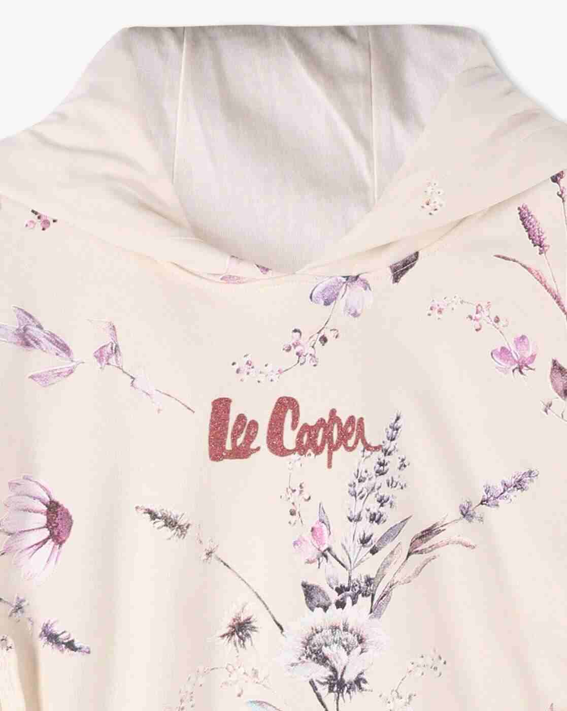 Lee Cooper | Girls Floral Print Regular Fit Hoodie|2