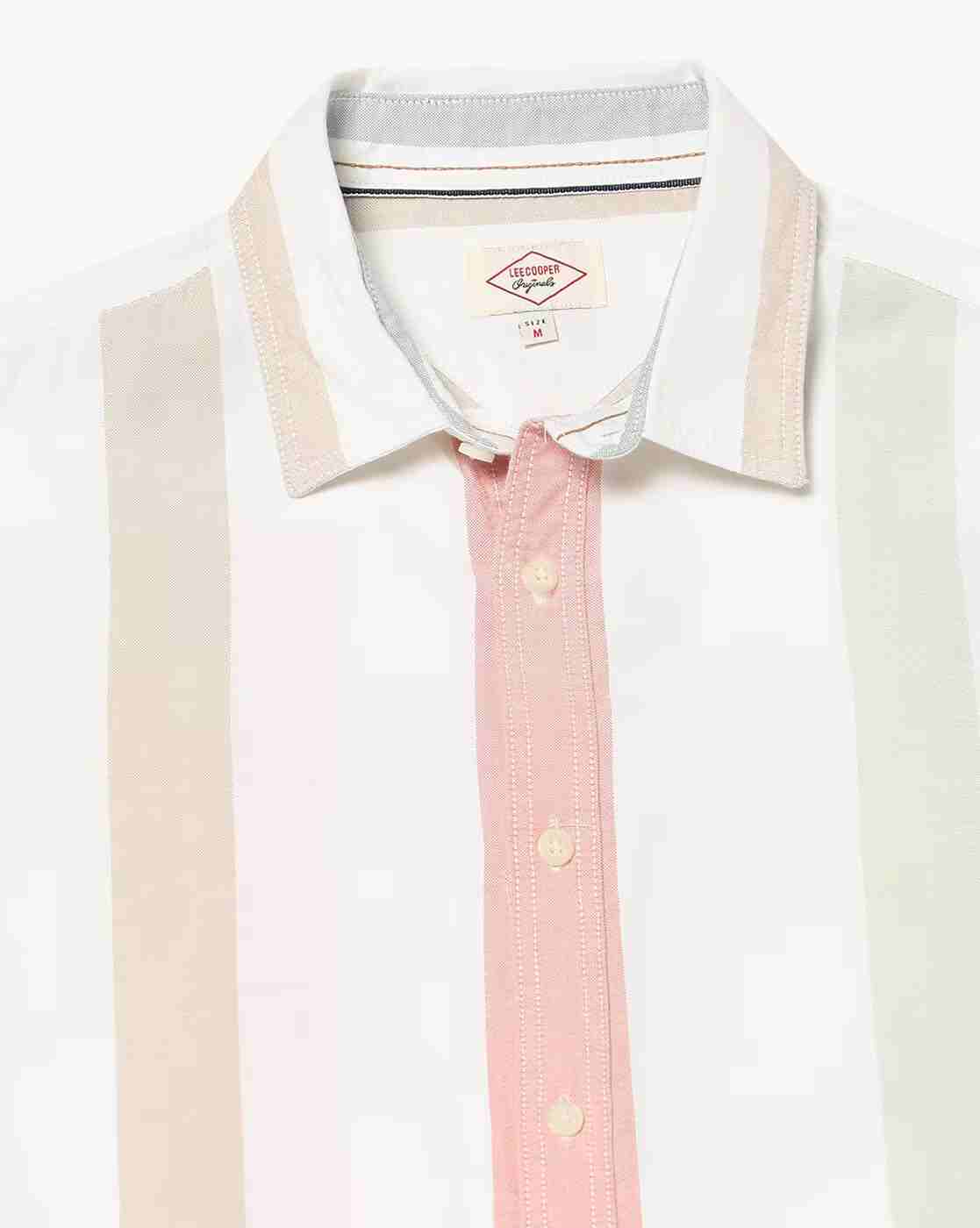 Lee Cooper | Men Striped Resort Fit Shirt|4