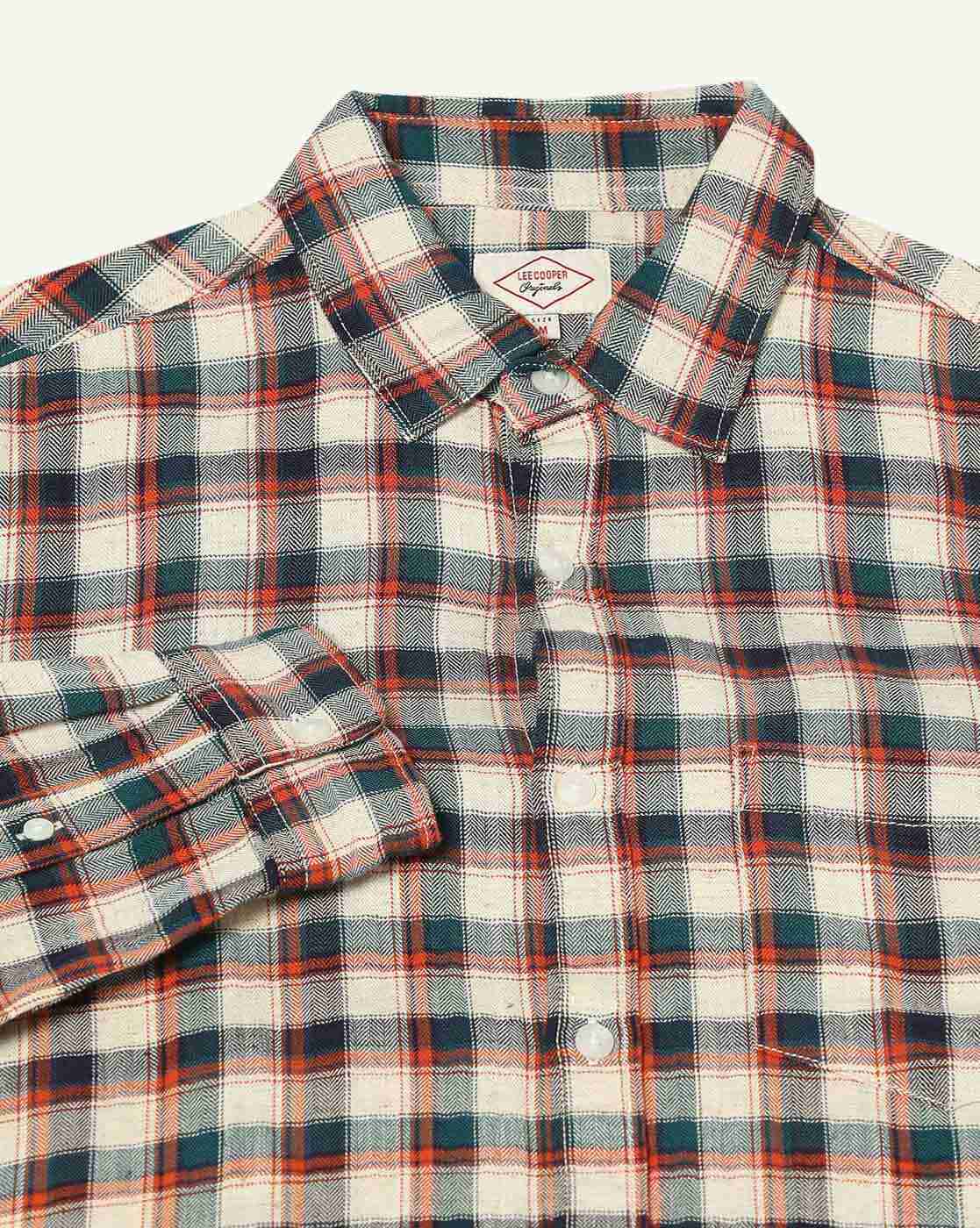 Lee Cooper | Men Checked Regular Fit Shirt|5
