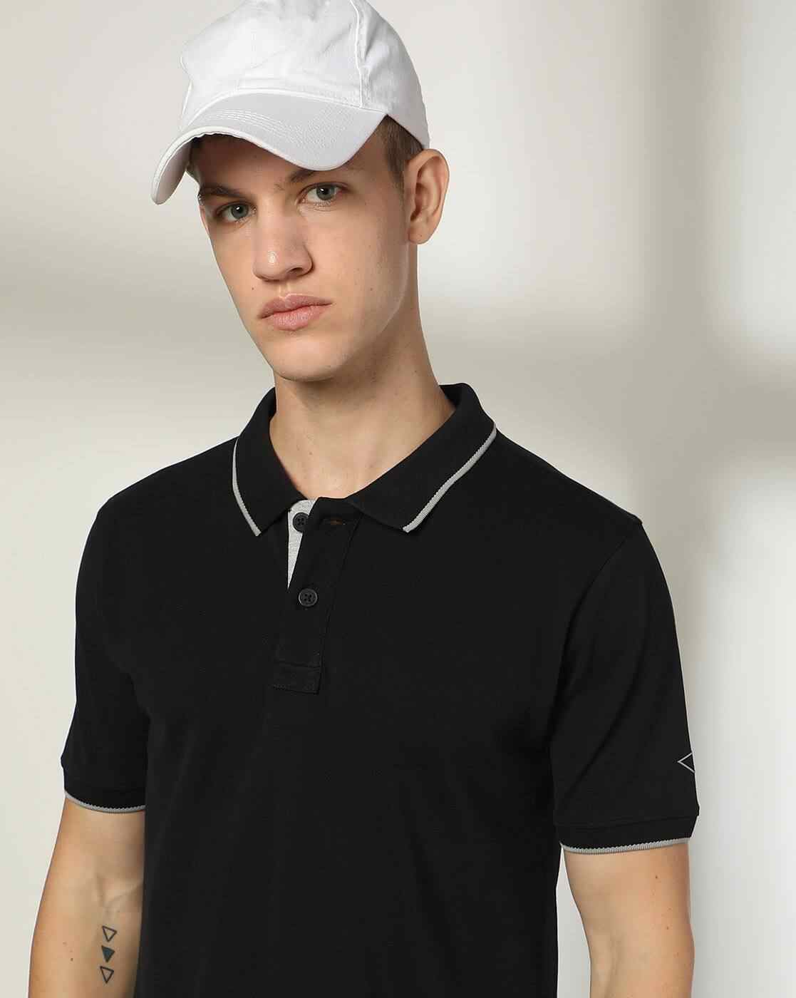 Men Regular Fit Polo T-Shirt