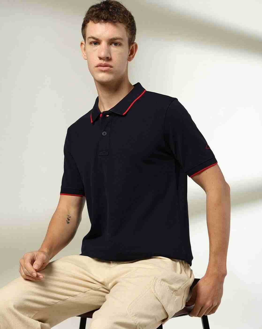 Men Regular Fit Polo T-Shirt