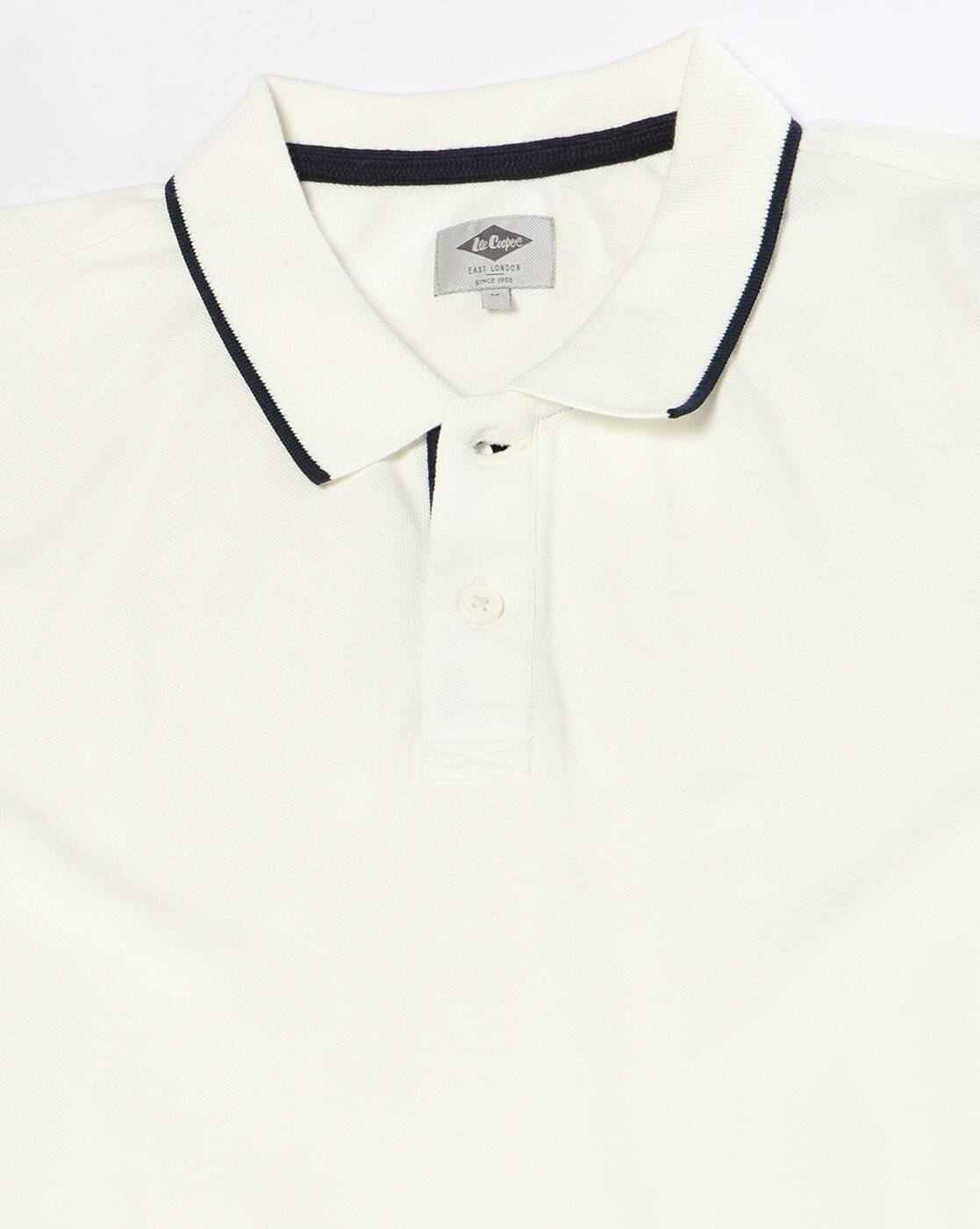 Lee Cooper | Men Regular Fit Cotton Polo T-Shirt|4