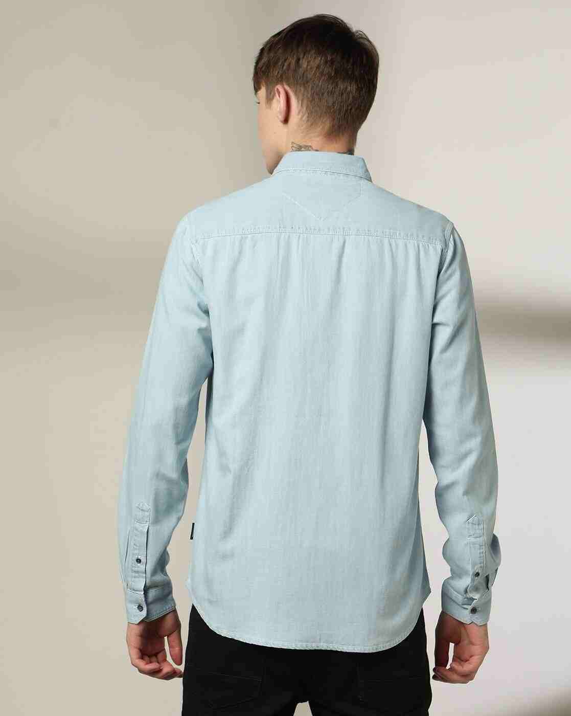 Lee Cooper | Men Regular Fit Shirt with Flap Pockets|3