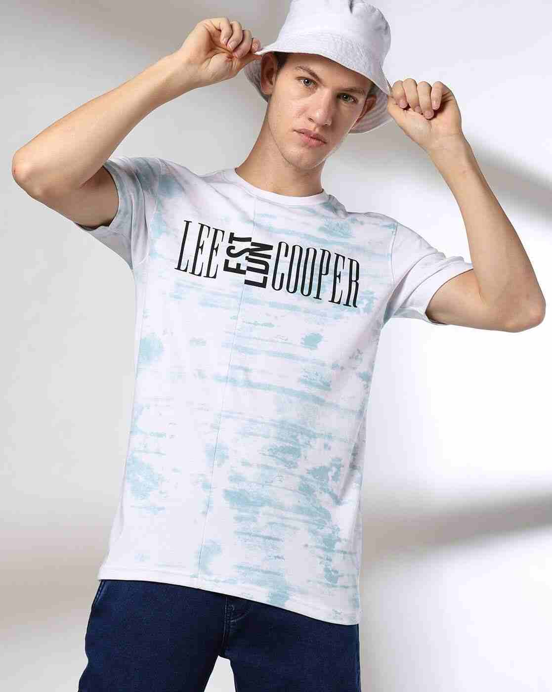 Lee Cooper | Men Typographic Print Regular Fit T-Shirt|0