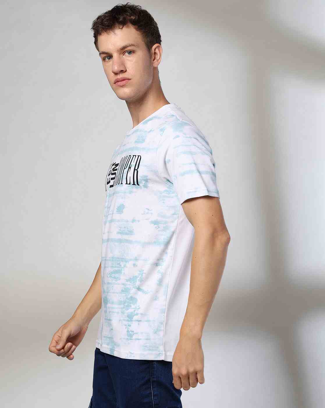 Lee Cooper | Men Typographic Print Regular Fit T-Shirt|2