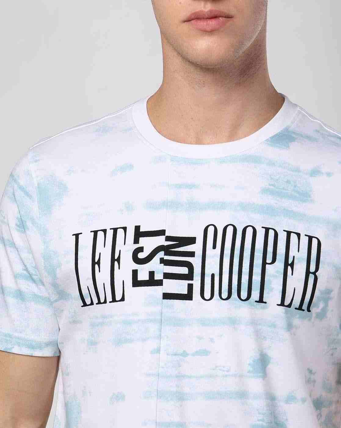 Lee Cooper | Men Typographic Print Regular Fit T-Shirt|4