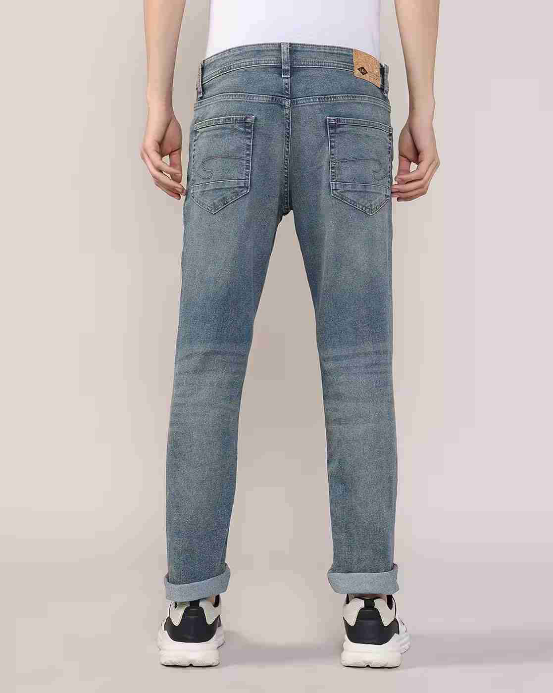 Lee Cooper | Men Lightly Washed Slim Fit Jeans|2