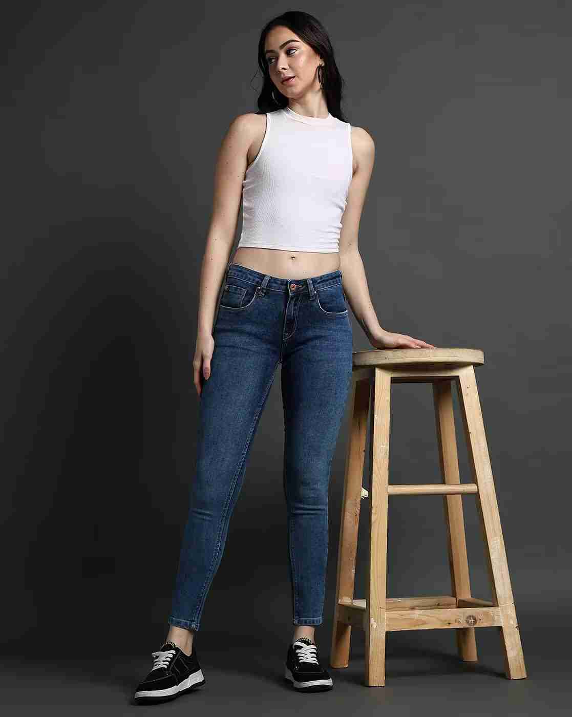 Lee Cooper | Women Lightly Washed Slim Fit Jeans|0