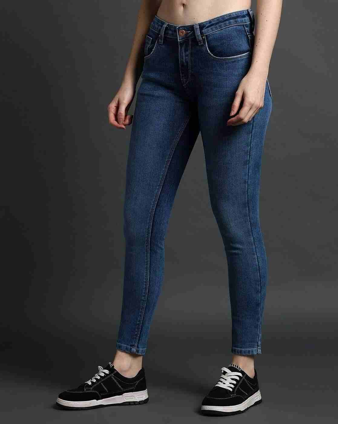 Lee Cooper | Women Lightly Washed Slim Fit Jeans|2
