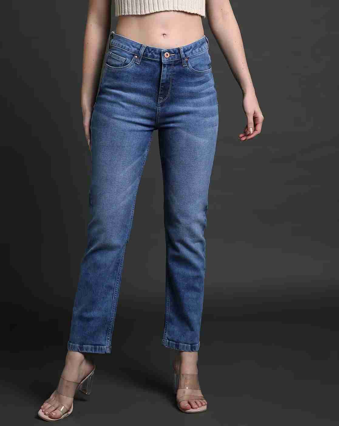Lee Cooper | Women Lightly Washed Straight Fit Jeans|1