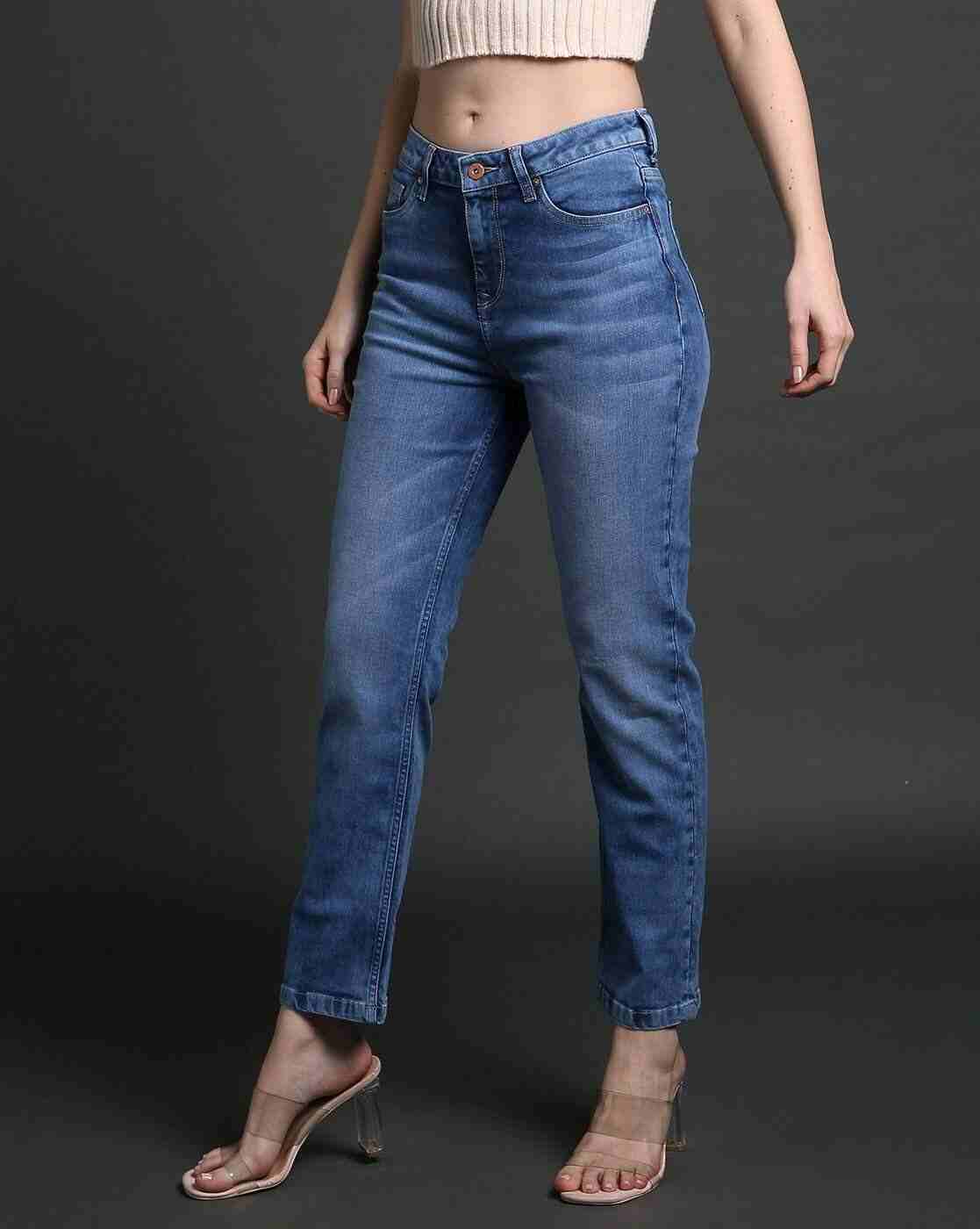 Lee Cooper | Women Lightly Washed Straight Fit Jeans|2