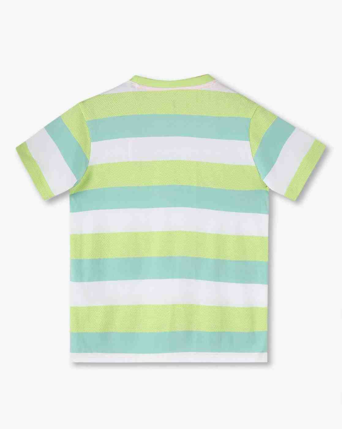 Lee Cooper | Boys Striped Crew-Neck T-Shirt|1