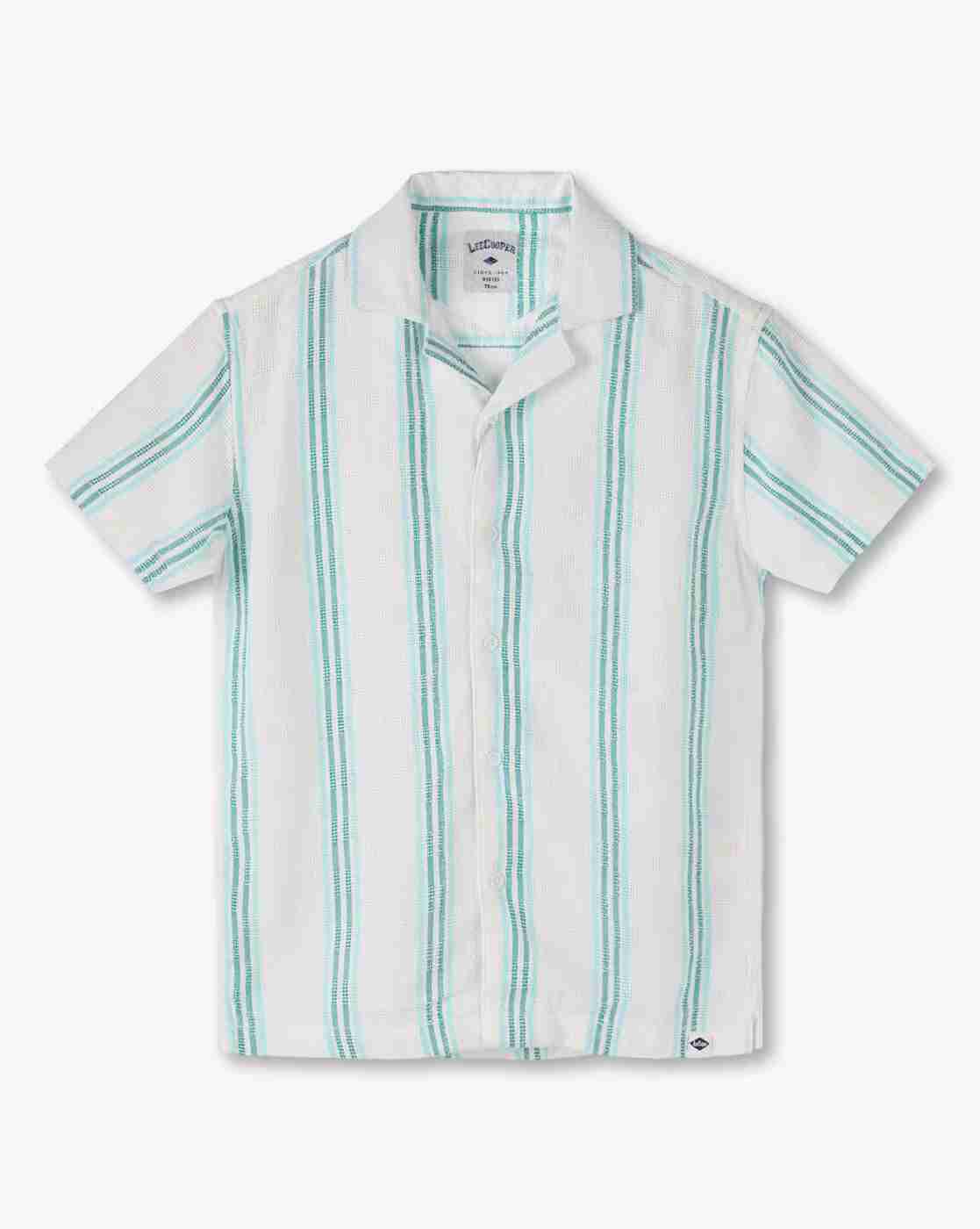 Lee Cooper | Boys Striped Relaxed Fit Shirt|0