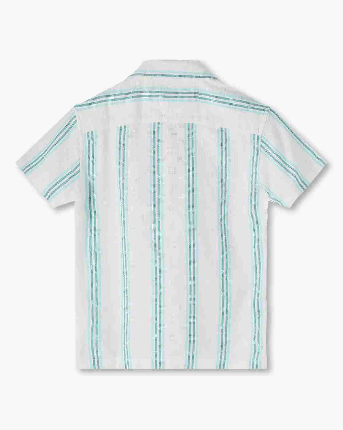 Lee Cooper | Boys Striped Relaxed Fit Shirt|1