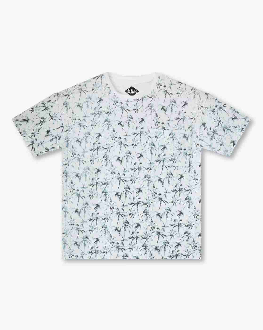 Lee Cooper | Boys Tropical Print Relaxed Fit Crew-Neck T-Shirt|0