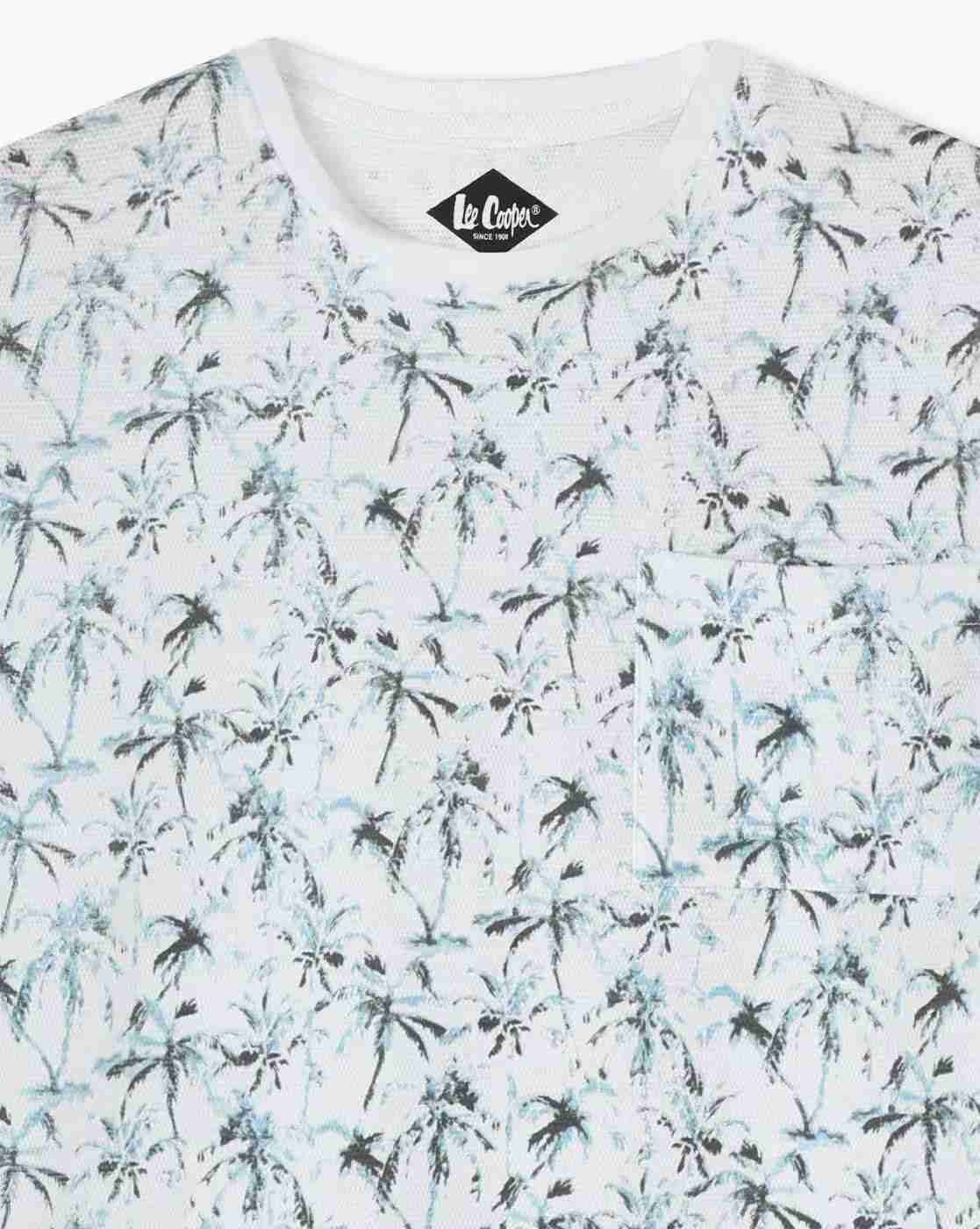 Lee Cooper | Boys Tropical Print Relaxed Fit Crew-Neck T-Shirt|2