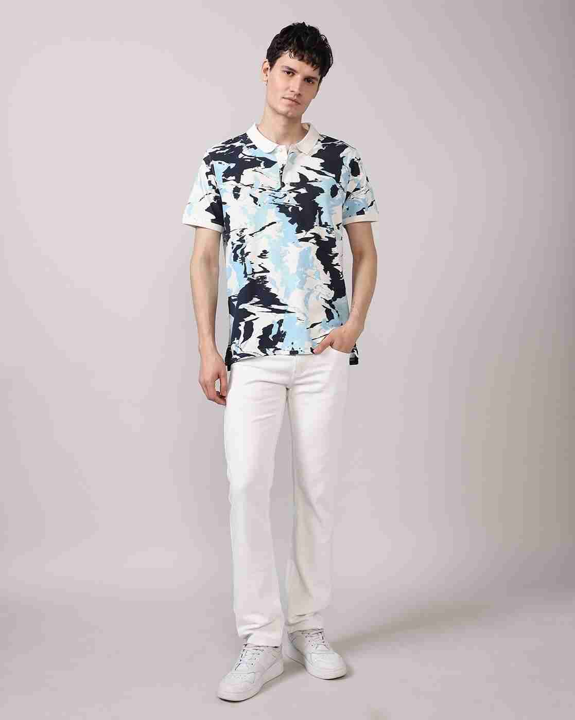 Lee Cooper | Men Printed Regular Fit Polo T-Shirt|3