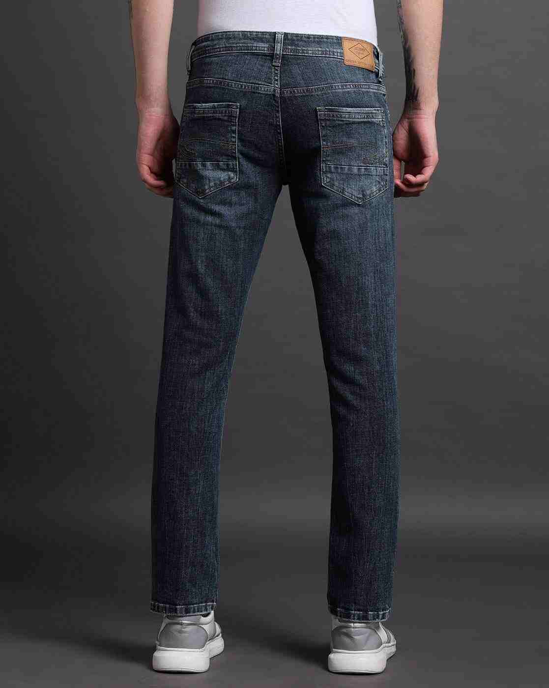 Lee Cooper | Men Lightly Washed Slim Fit Jeans|3