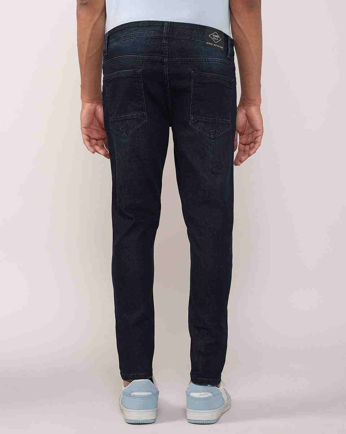 Lee Cooper | Men Lightly Washed Slim Fit Jeans|2