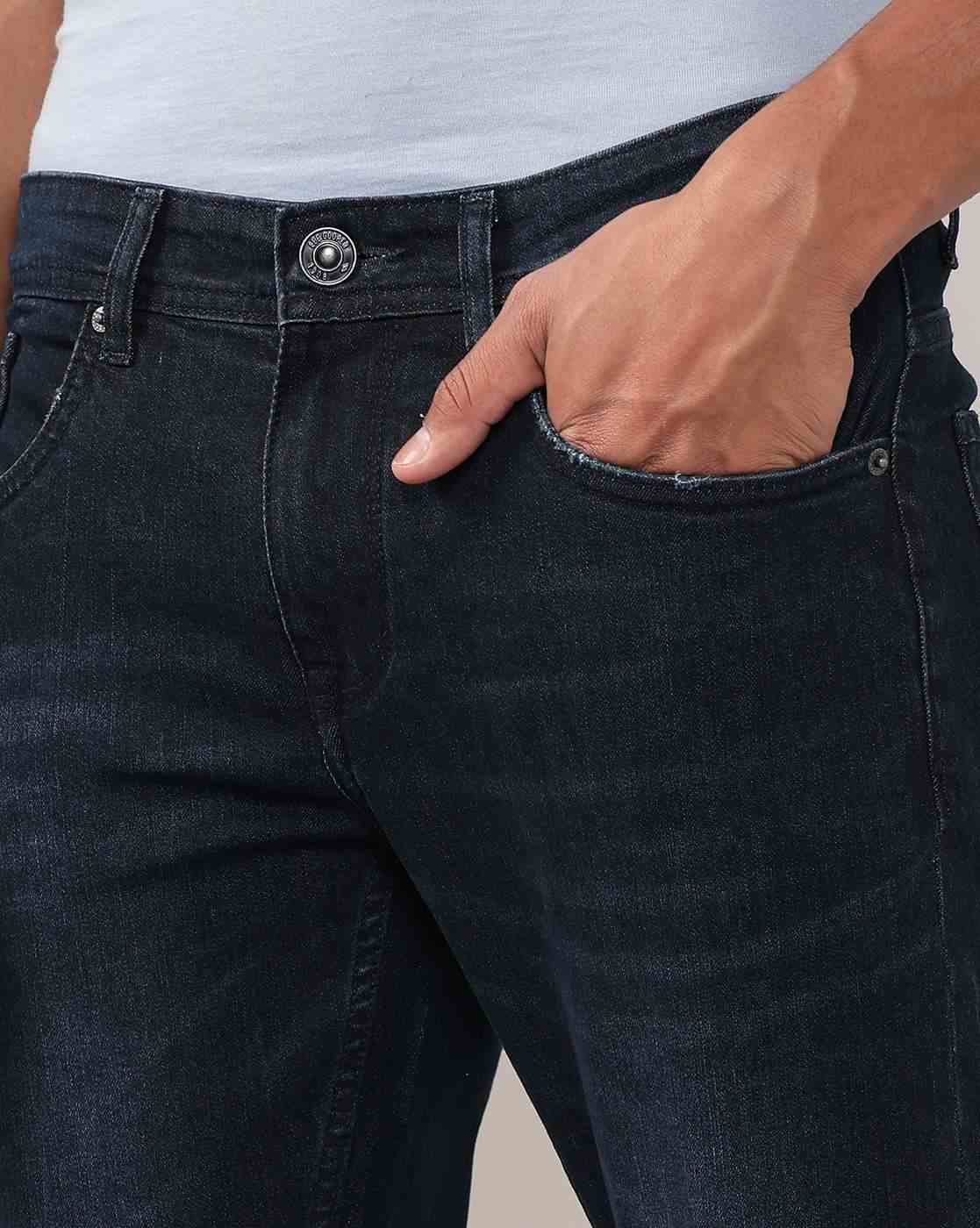 Lee Cooper | Men Lightly Washed Slim Fit Jeans|4