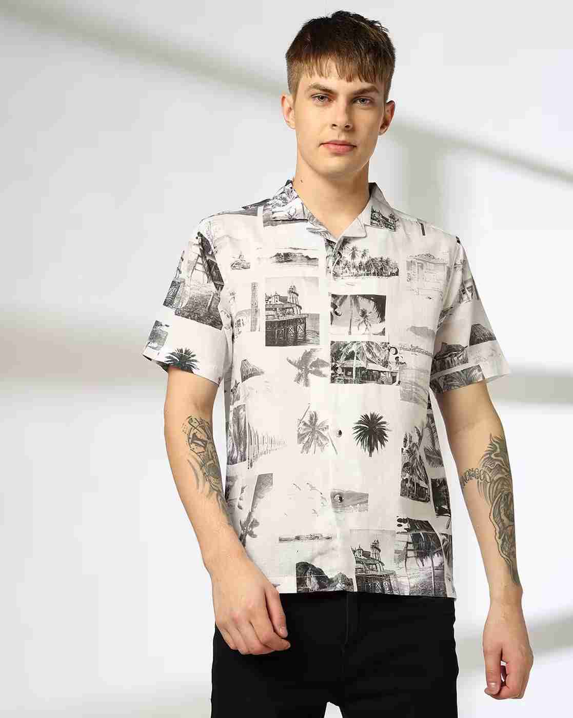 Lee Cooper | Men All-Over Print Relaxed Fit Shirt|0