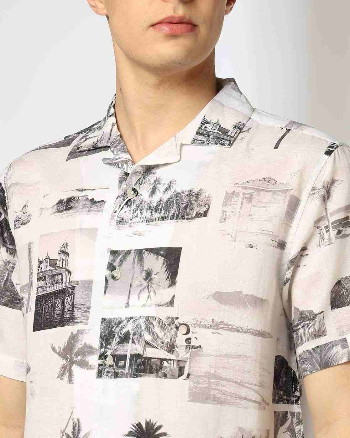 Lee Cooper | Men All-Over Print Relaxed Fit Shirt|3