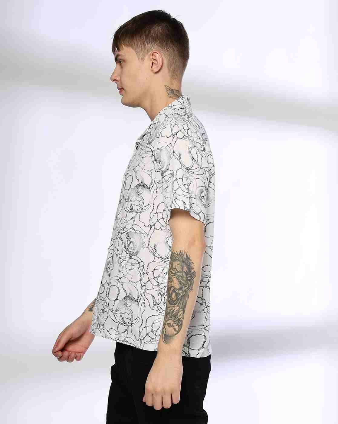 Lee Cooper | Men All-Over Print Relaxed Fit Shirt|1