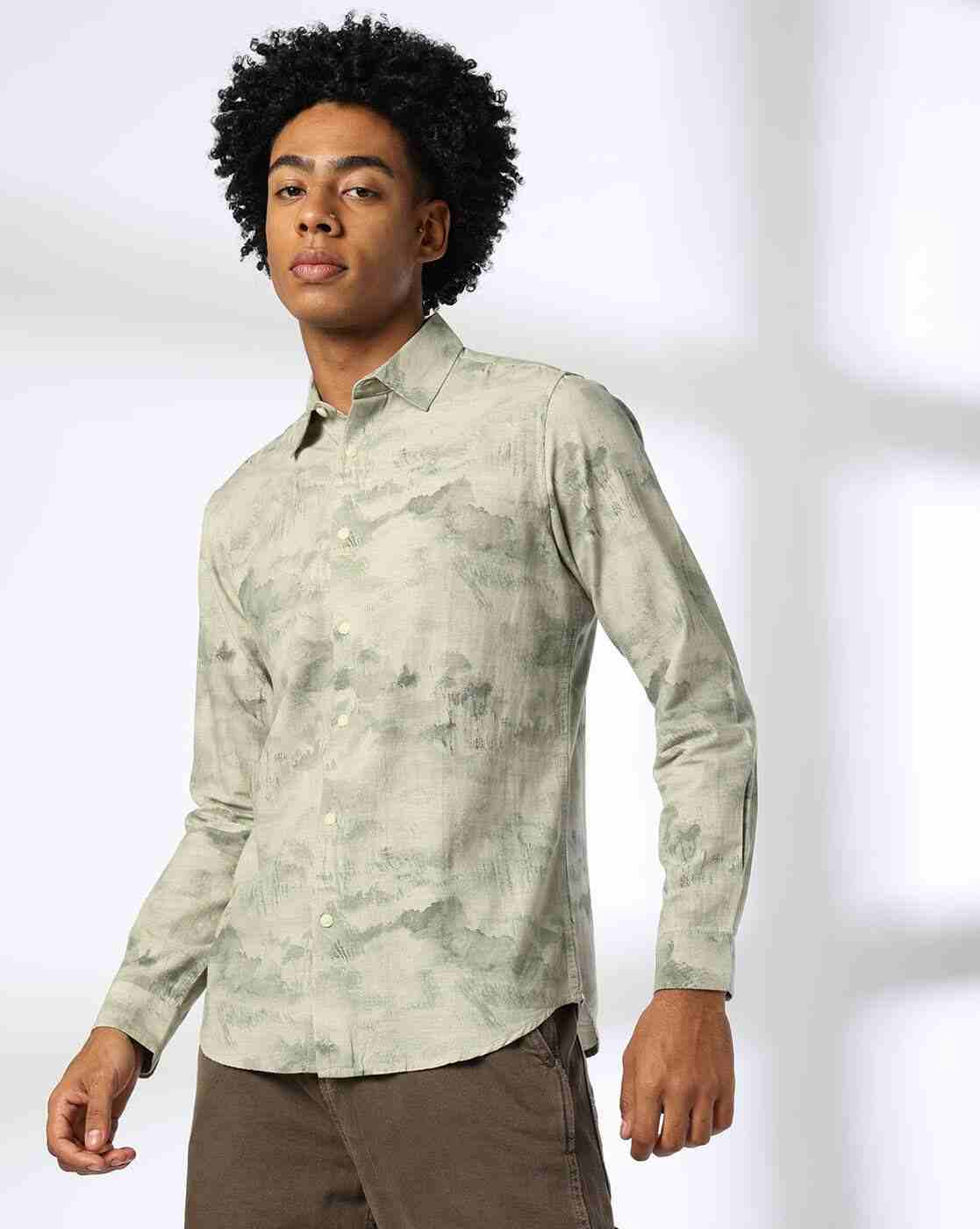 Lee Cooper | Men All-Over Print Regular Fit Shirt|3