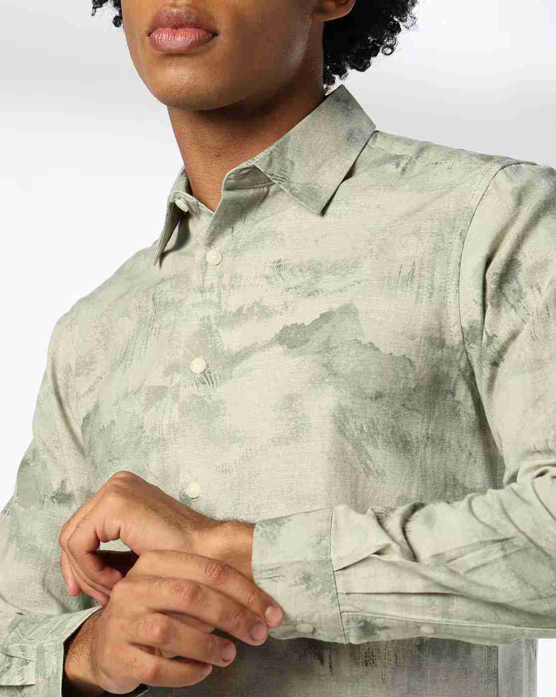 Lee Cooper | Men All-Over Print Regular Fit Shirt|4