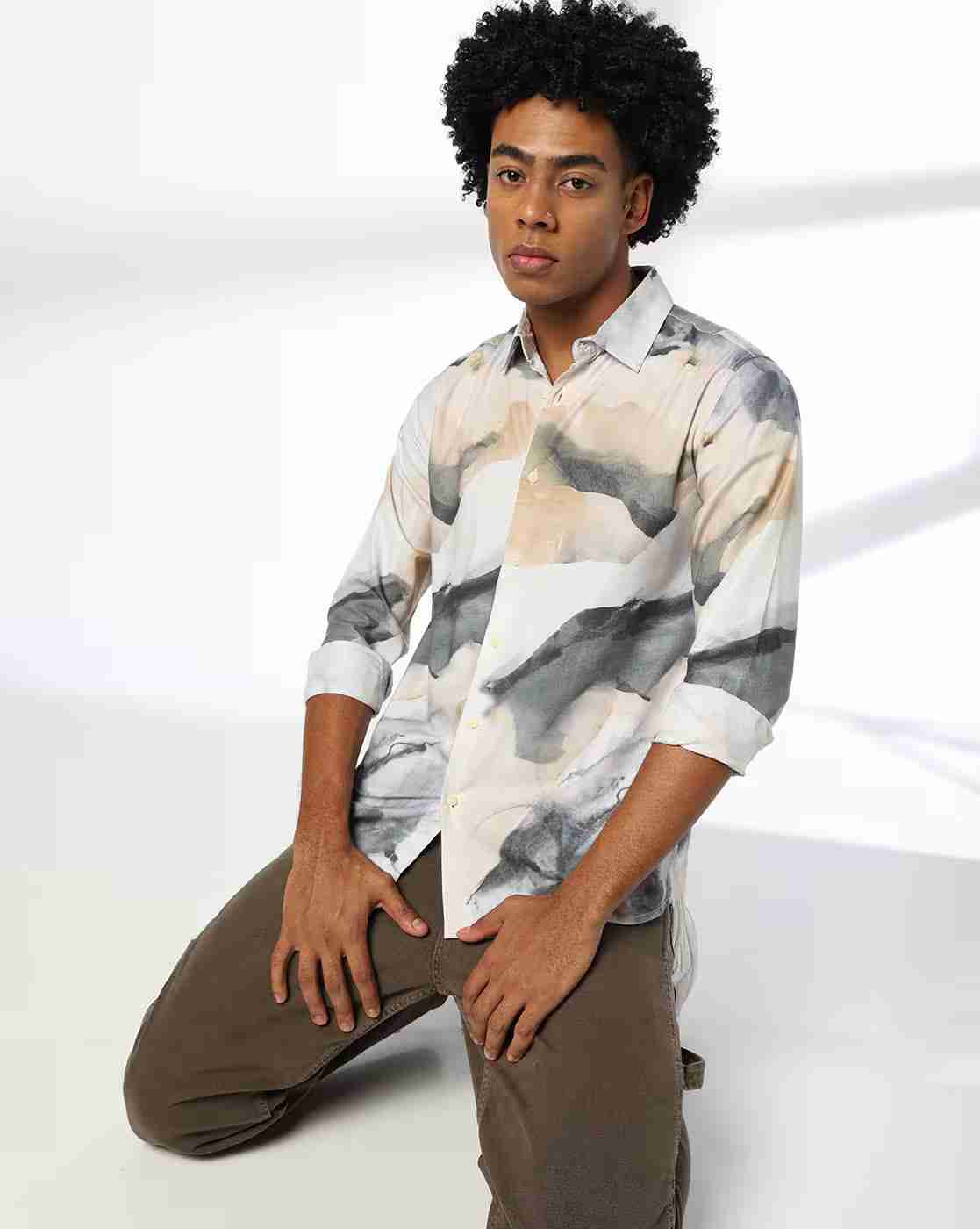 Lee Cooper | Men All-Over Print Regular Fit Shirt|0