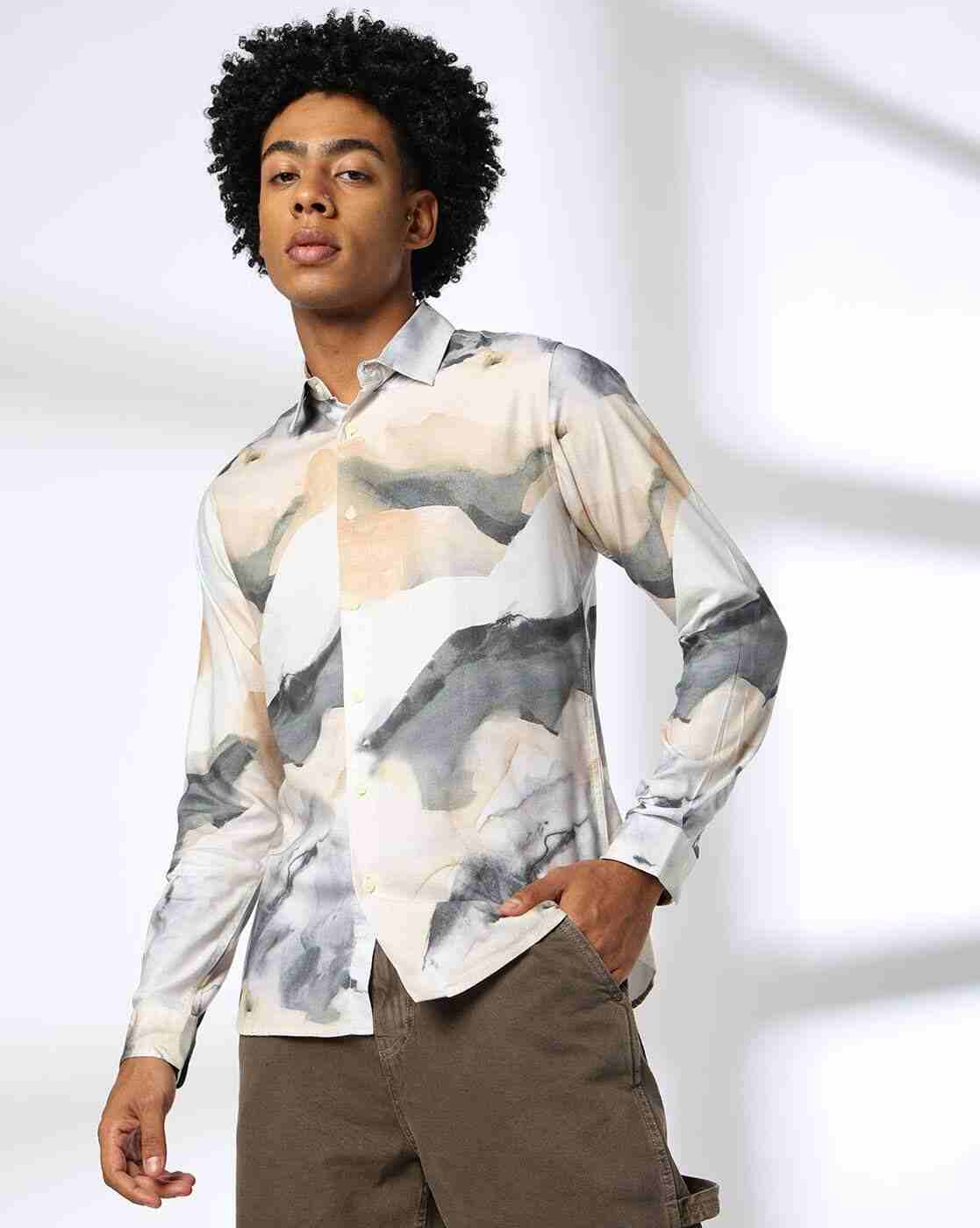 Lee Cooper | Men All-Over Print Regular Fit Shirt|3