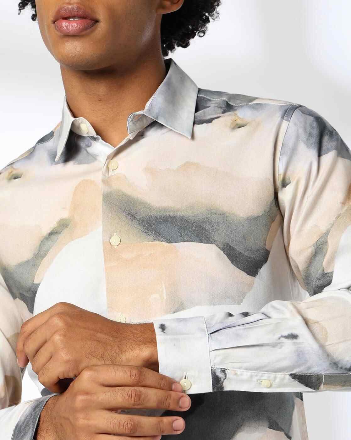 Lee Cooper | Men All-Over Print Regular Fit Shirt|4