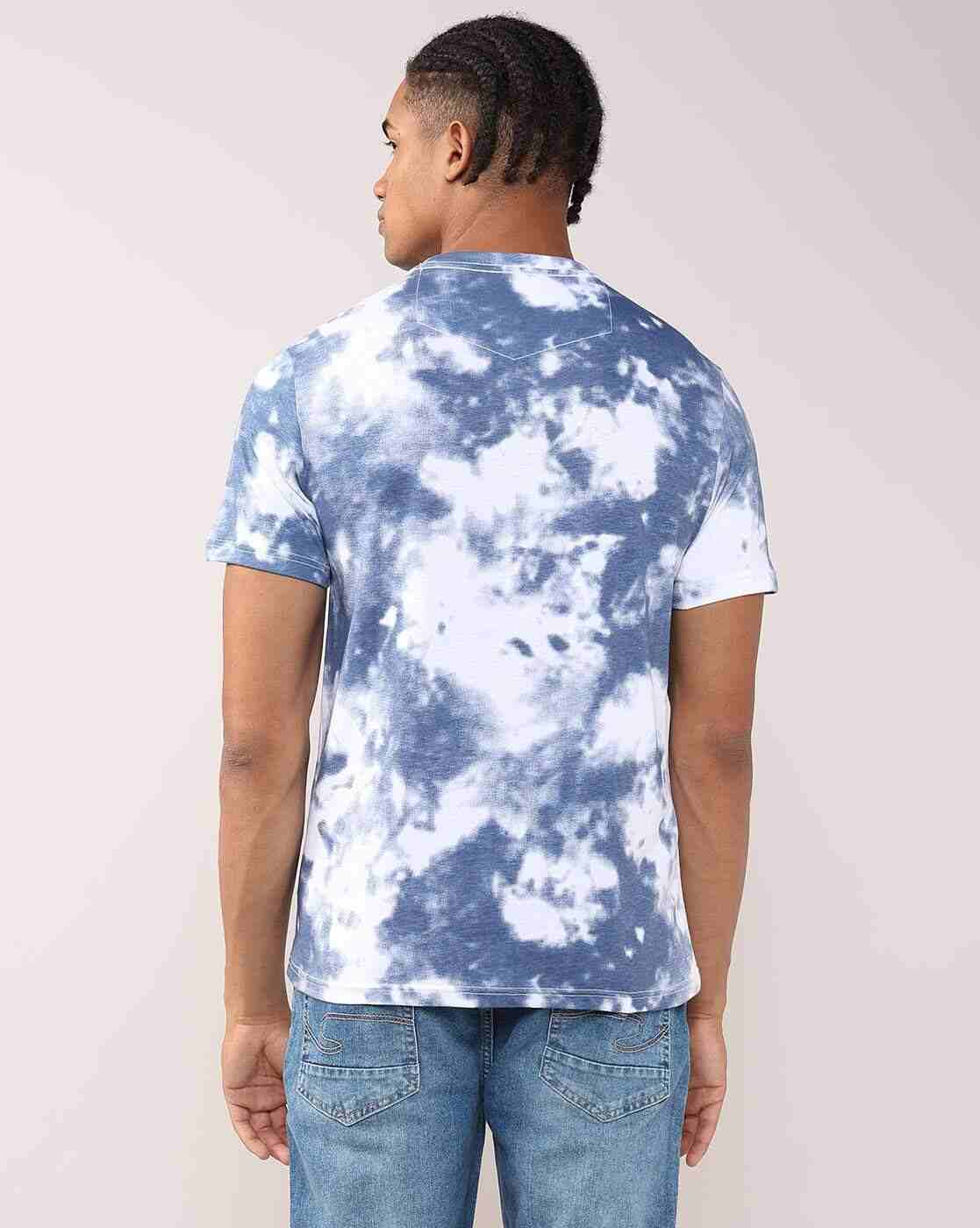 Lee Cooper | Men Tie & Dye Relaxed Fit Crew-Neck T-Shirt|2