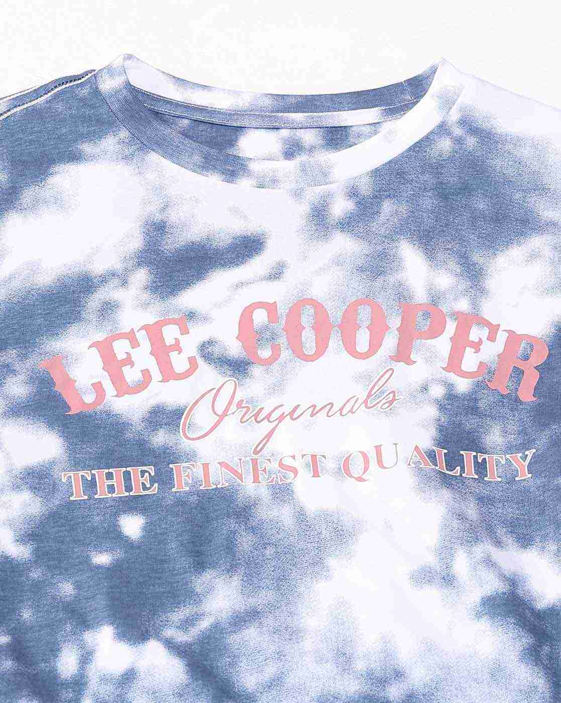 Lee Cooper | Men Tie & Dye Relaxed Fit Crew-Neck T-Shirt|5
