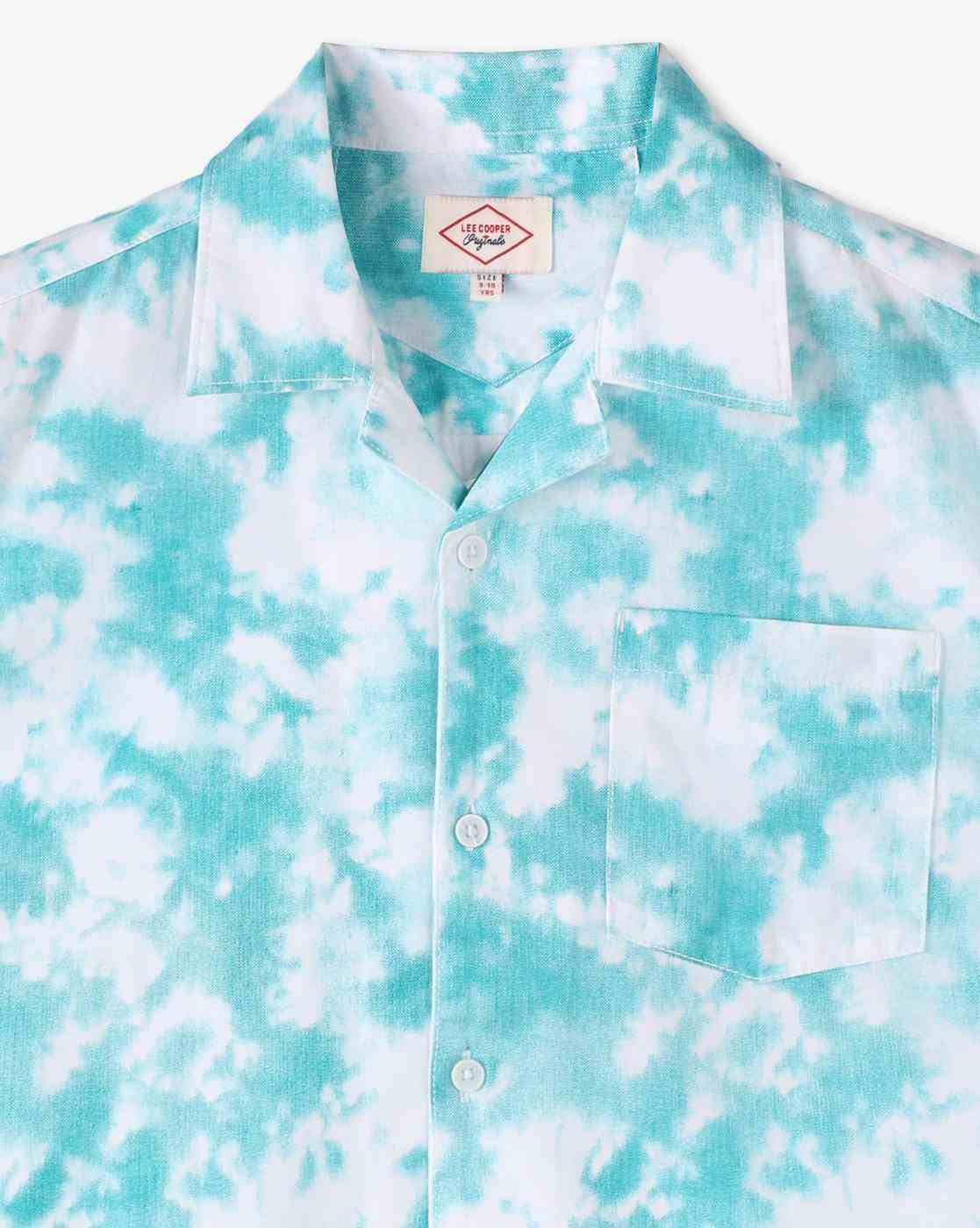 Lee Cooper | Boys Printed Relaxed Fit Shirt|2