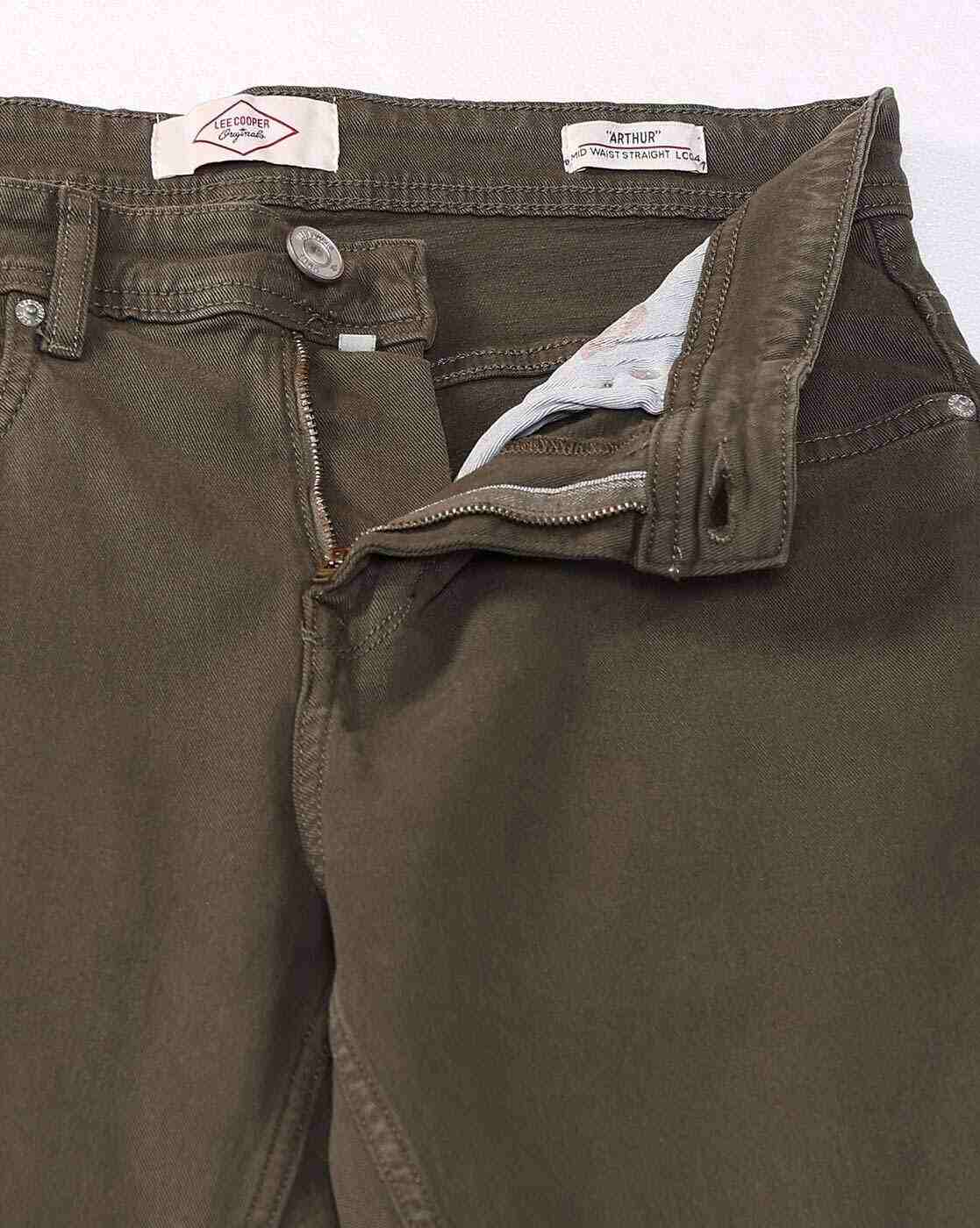Lee Cooper | Men Mid-Rise Straight Jeans|5