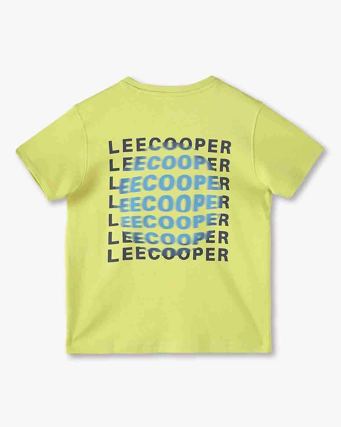 Lee Cooper | Boys Logo Print Regular Fit Crew-Neck T-Shirt|1