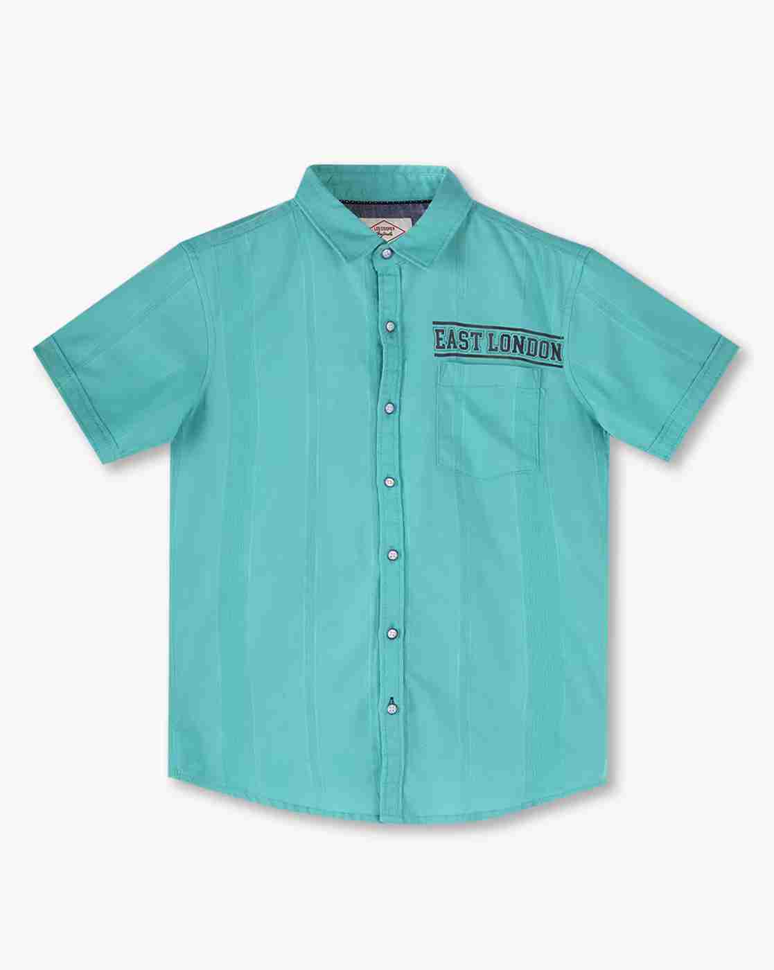 Boys Slim Fit Shirt with Embroidery